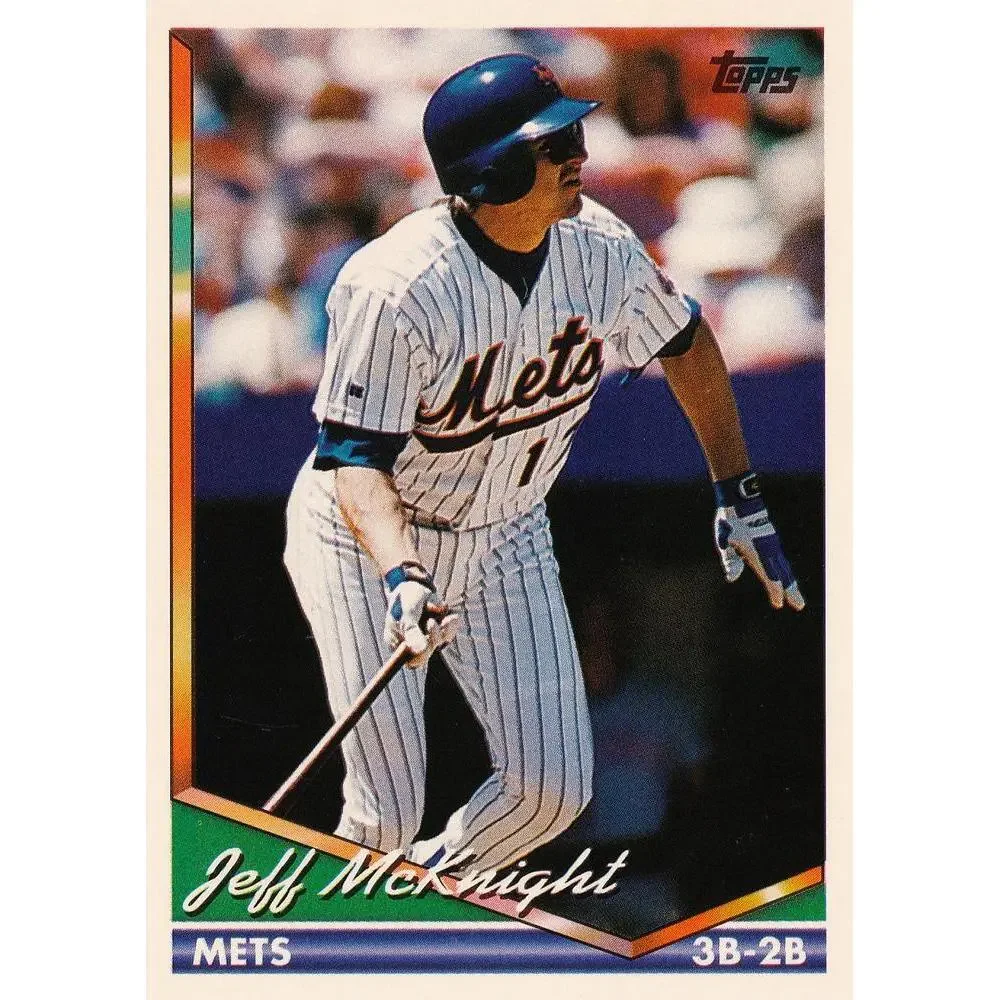 1994 Topps Jeff McKnight # 331 New York Mets